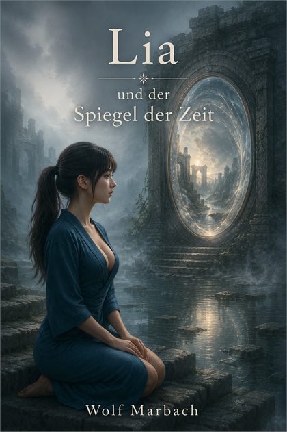 Cover von Band 4: Lia und der Spiegel der Zeit